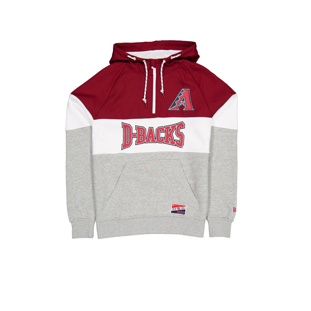 New Era Arizona Diamondbacks Throwback Color Block Hoodie - Size S